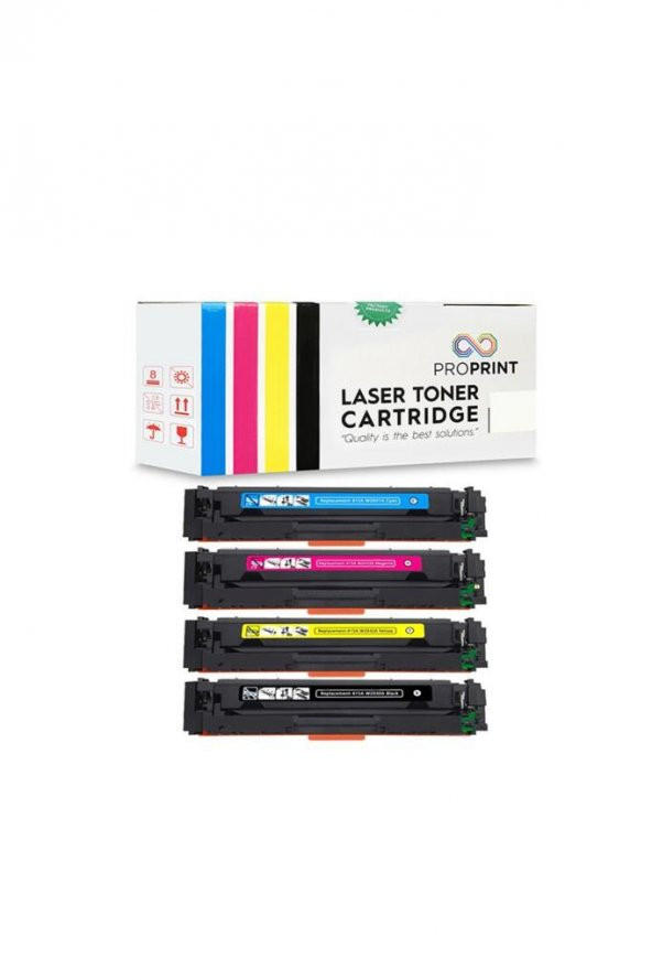 TKPrint HP M454dn Çipli 4 Renk Muadil Toner Seti 415A - 7