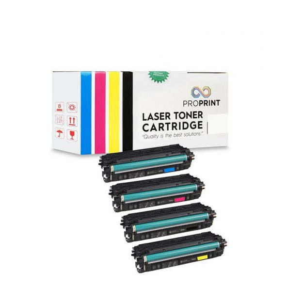 TKPrint HP 508A Muadil Toner Seti 4 Renk CMYK M577z