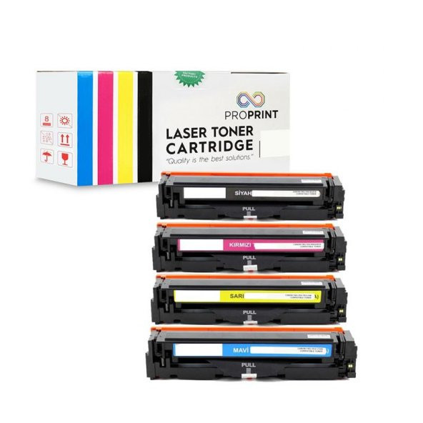 TKPrint Canon CRG-054 Muadil Toner Seti CMYK - MF-645Cx