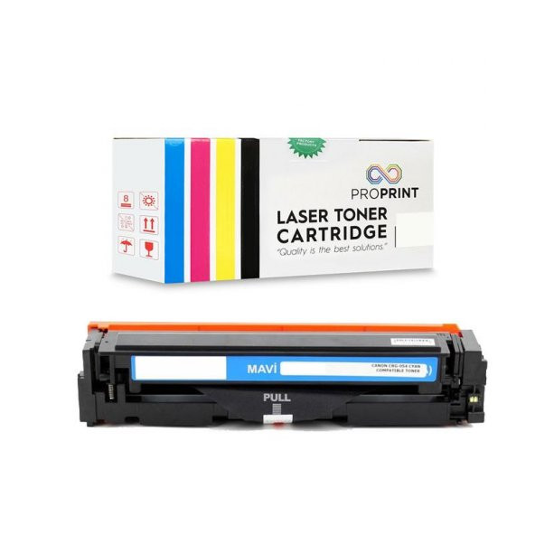 TKPrint Canon CRG-054 1.200 Sayfa Mavi Muadil Toner- MF-640C