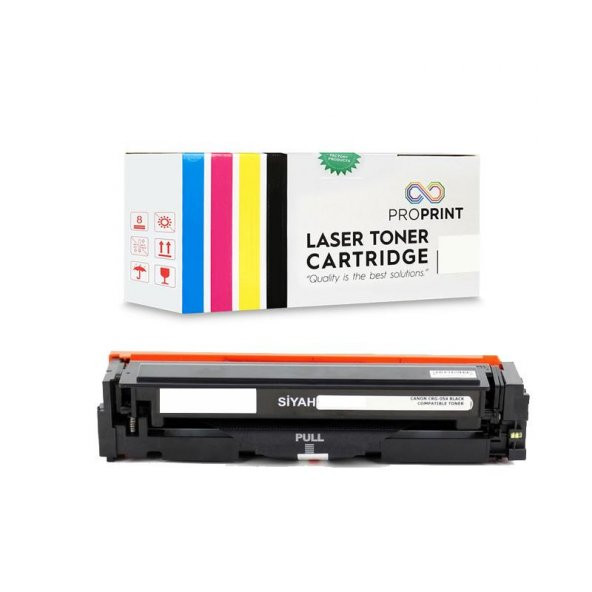 TKPrint Canon CRG-054 1.500 Sayfa Siyah Muadil Toner- MF-643Cdw