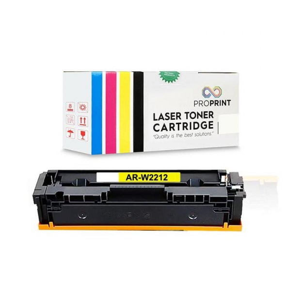 TKPrint HP 207X-W2212X 2.450 Sayfa Çipsiz Sarı Muadil Toner-M255dw