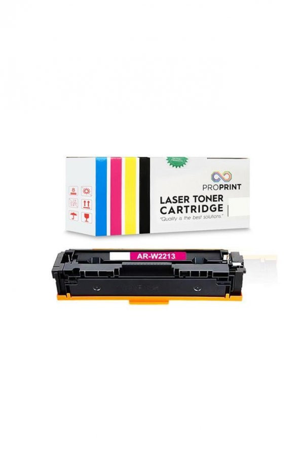 TKPrint HP 207X-W2213X 2.450 Sayfa Çipsiz Kırmızı Muadil Toner-M283cdw - 3