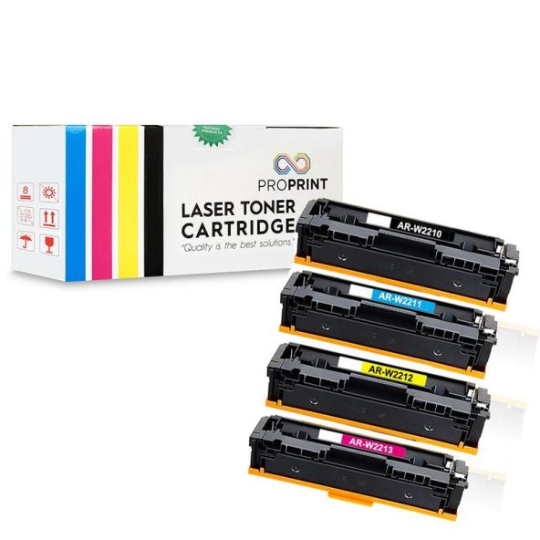 TKPrint HP 207X-W2210X-11X-12X-13X Çipsiz Muadil Toner Seti-M283cdw - 1
