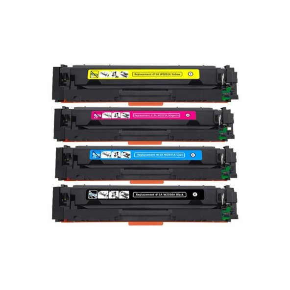 TKPrint HP 415X Muadil Toner Seti Çipsiz-W1A79A-W1A80A - 2