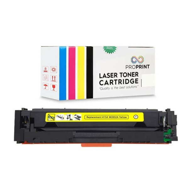 TKPrint HP 415X-W2032X Sarı Muadil Toner Çipsiz-M454fw-M454nw