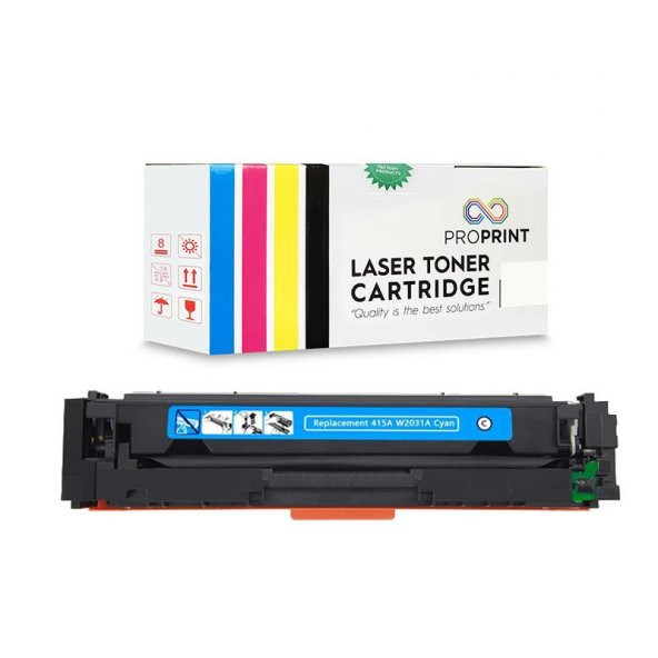 TKPrint HP 415X-W2031X Mavi Muadil Toner Çipsiz-M479fnw-W1Y44A