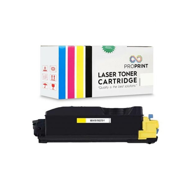 TKPrint Kyocera TK-5270-1T02TVANL0 Sarı Muadil Toner- P6230cdn