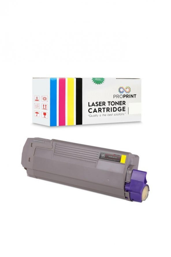 TKPrint Oki ES7470-45396213 Sarı Muadil Toner- ES7480 - 3