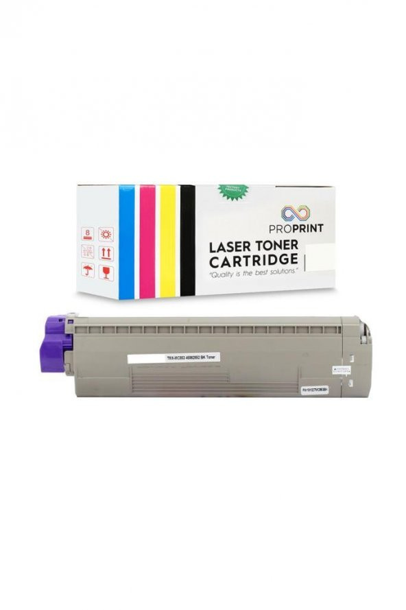 TKPrint Oki MC853-45862845 Sarı Muadil Toner - MC873dnw - Resim 3