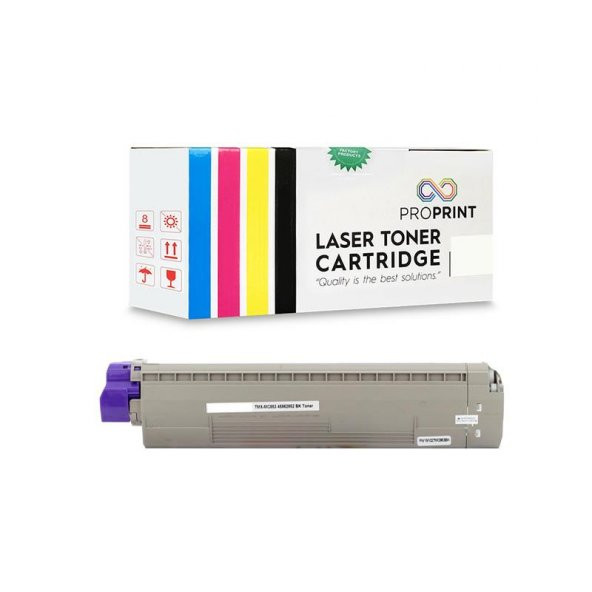 TKPrint Oki MC853-45862846 Kırmızı Muadil Toner - MC853dnv