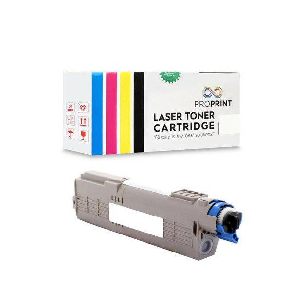 TKPrint Oki C532-46490631 Mavi Muadil Toner - MC573dn