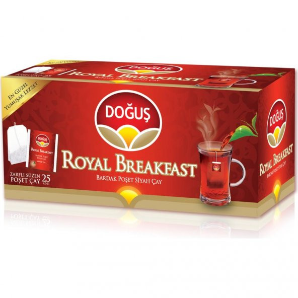Doğuş Royal Breakfast Süzen Poşet Çay 25x2 gr