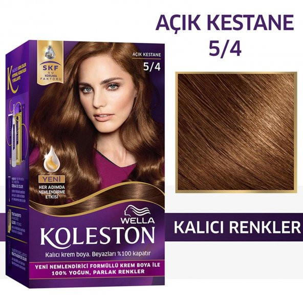 Koleston Saç Boyası 5/4 Açık Kestane - 2