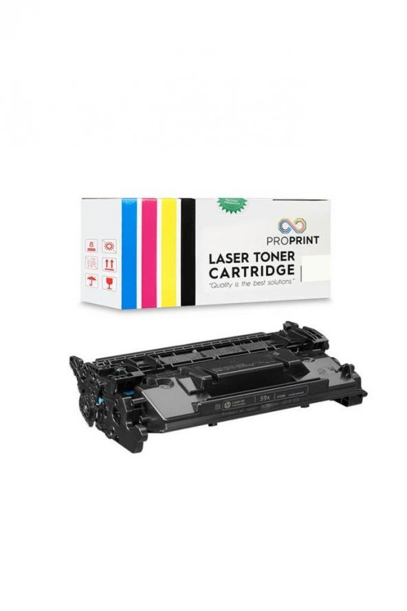 TKPrint Canon CRG-057H 10.000 Sayfa Muadil Toner Çipsiz- LBP-226dw - Resim 2