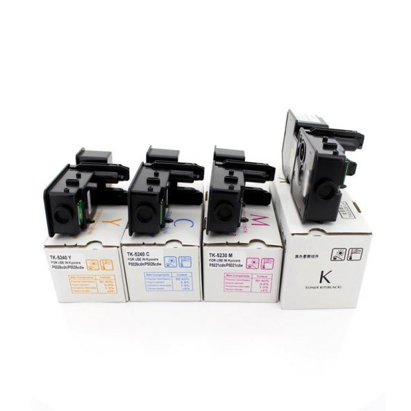 TKPrint TK-5240 / Kyocera M5526cdn/M5526cdw Muadil Toner 1 Set CMYK - 3