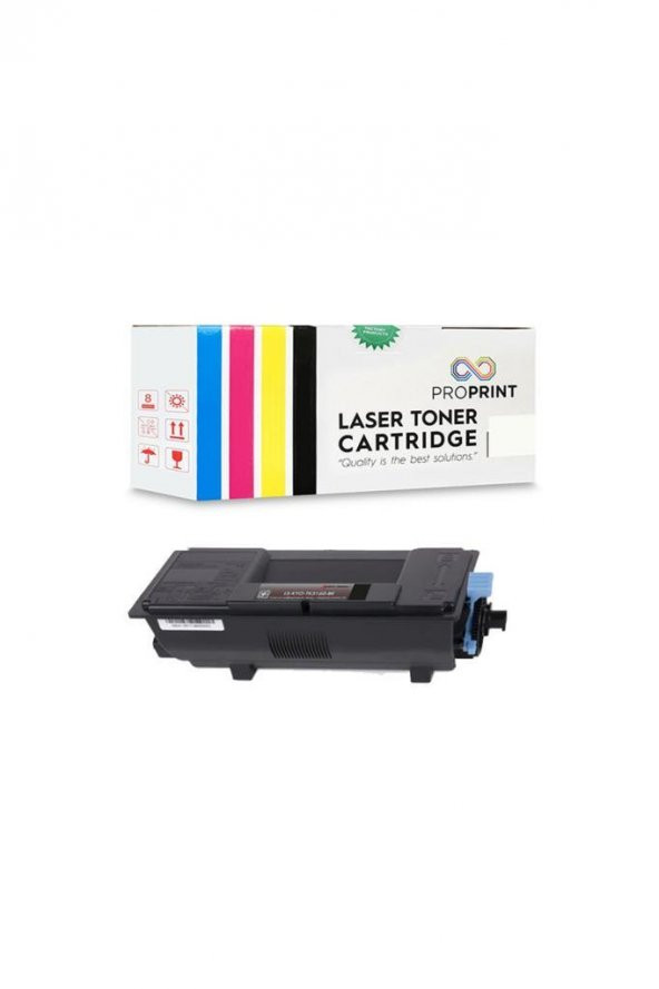 TKPrint Kyocera TK3160 12500 Sayfa Muadil Toner P3045dn P3050dn - 2