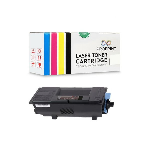 TKPrint Kyocera TK3160 12500 Sayfa Muadil Toner P3055dn P3060dn - 1