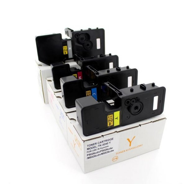TKPrint TK-5240 / Kyocera M5526cdn/M5526cdw Muadil Toner 1 Set CMYK