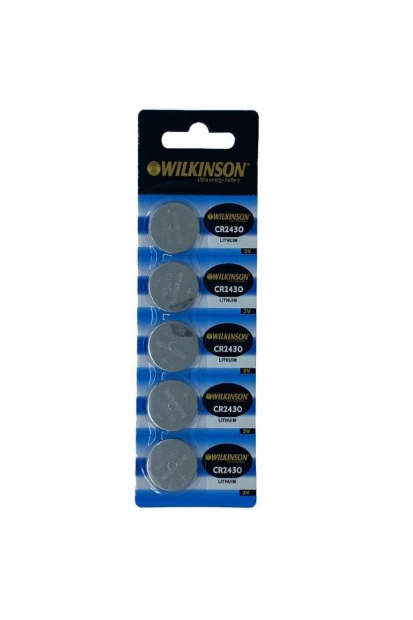 Wılkınson 2430 3v Lityum Düğme Pil Paket 5li