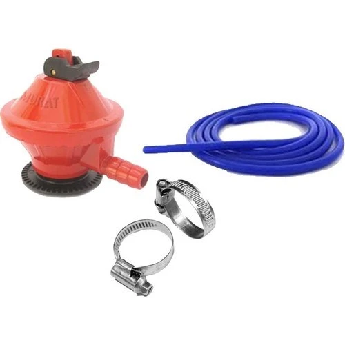 Murat Dedantör Aygaz 3 Lü Set 2 Metre 8mm. Hortum 2 Kelepçe - 4