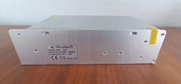 Nivatech SMP1240 12 Volt 40 Amper Metal Kasa Kamera Adaptörü - 4