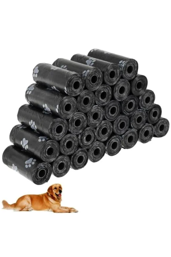 15 Rulo 225 Parça Poşet Içerir Köpek Kaka Poşeti Köpek Kaka Torbası Evcil Hayvan Dışkı Torbası - Resim 3