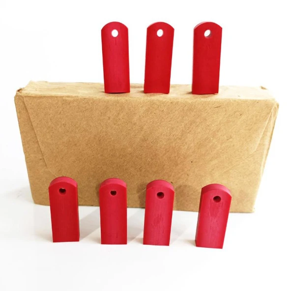 Mühür Kauçuk Alaşım Kırmızı Jiklet Kaşe 6mmx15mmx40mm - Resim 3