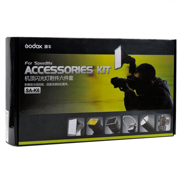 Godox SA-K6 Tepe Flaş Aksesuar Kit - 2