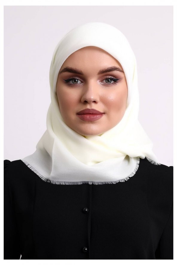 Pamuklu Pano Düz Desensiz Örtü Krem ürün görseli 1