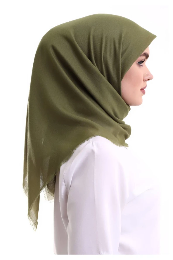 Pamuklu Pano Düz Desensiz Örtü Yeşil - Resim 5