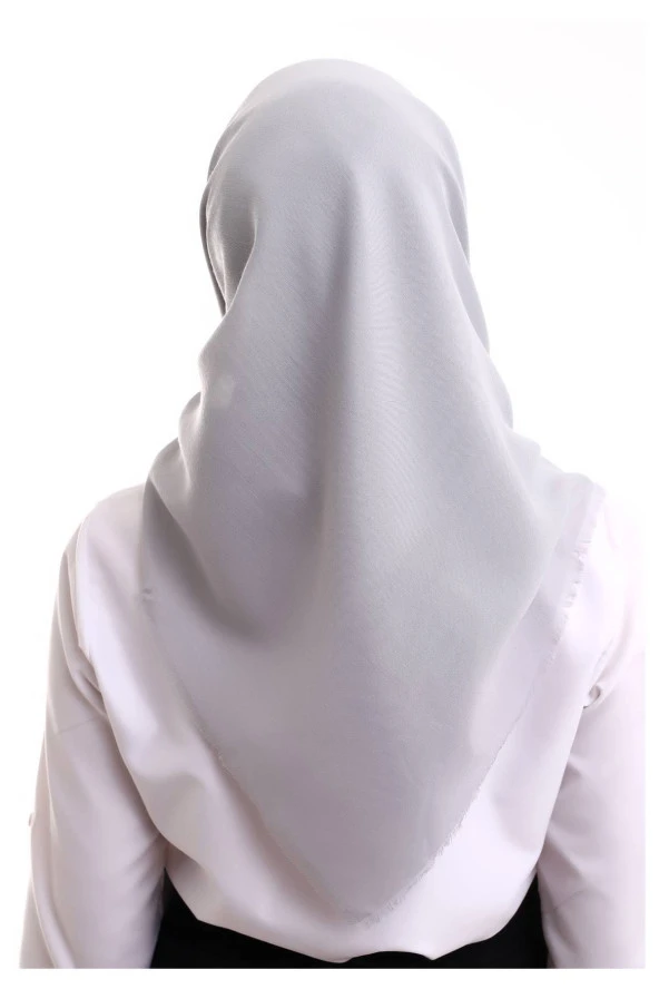 Pamuklu Pano Düz Desensiz Örtü Gri - Resim 6