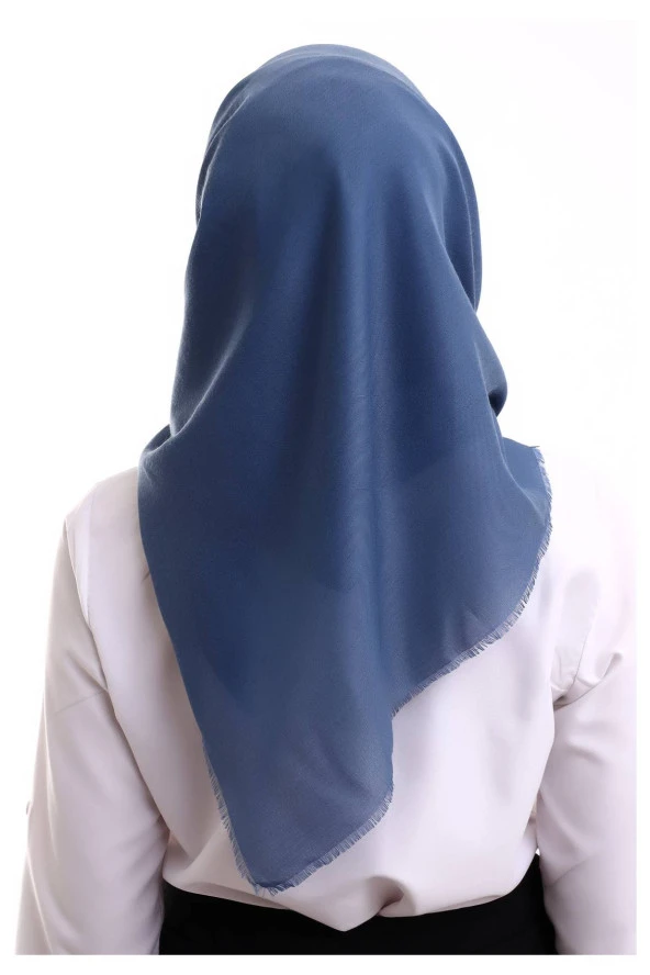 Pamuklu Pano Düz Desensiz Örtü Mavi - Resim 6