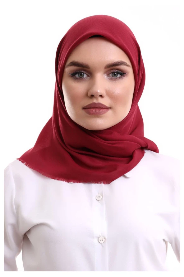 Pamuklu Pano Düz Desensiz Örtü Kırmızı