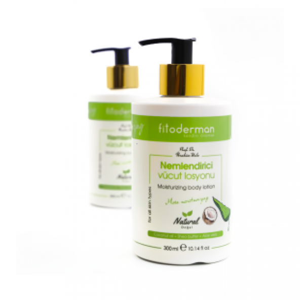 Fitoderman Shea Butter & Aloevera & Hindistan Cevizli Destekli Nemlendirici Vücut Losyonu 300 ml ürün görseli
