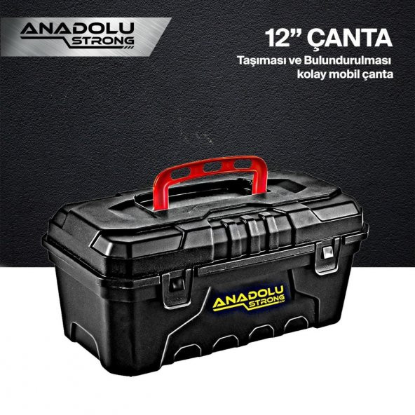 AnadoluStrong SCR17 26 Parça Şarjlı Vidalama Matkap ve 12 Taşıma Çantası - 8