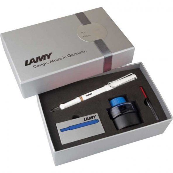 Lamy Safari Dolma Kalem Seti 19BDSM Beyaz - 5