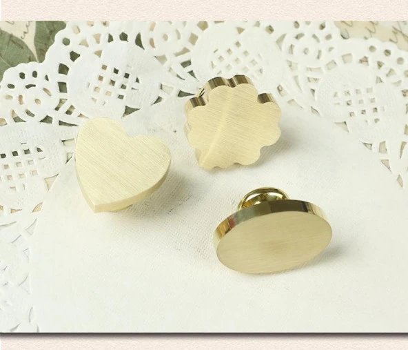 Boş Mum Mühür Pirinç Damga Başlığı Yonca Yaprağı Şeklinde 26x26mm - Resim 11