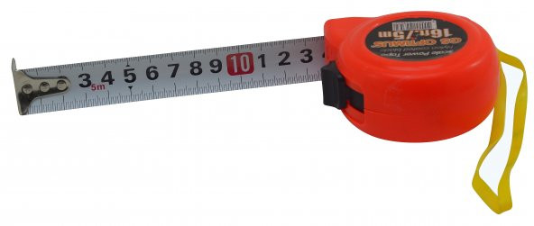 Gs Optimus Kırmızı Metre 16FT./5M 25mm genişlik