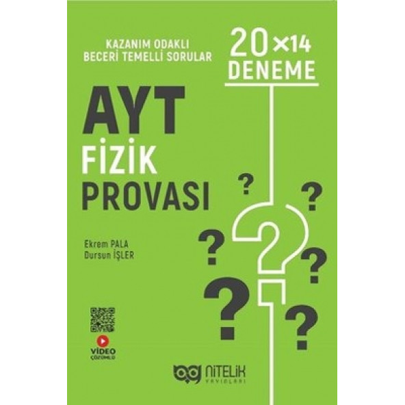 Nitelik Yayınları AYT Fizik Provası 20x14 Deneme