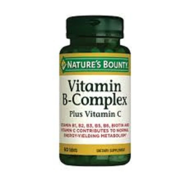 Nature's Bounty Vitamin B-Complex Plus Vitamin-C 60 Tablet ürün görseli 1