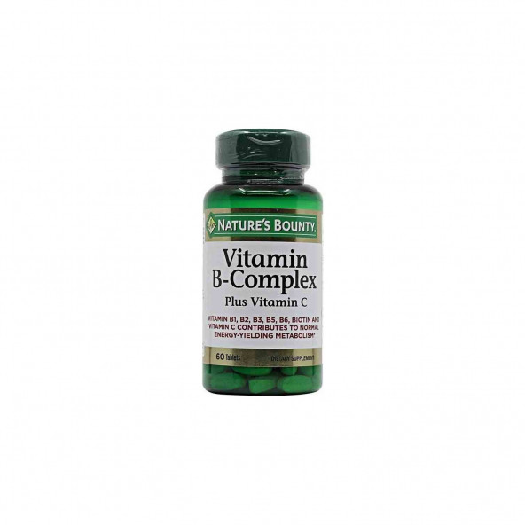 Nature's Bounty Vitamin B-Complex 60 Tablet skt;12/2024
