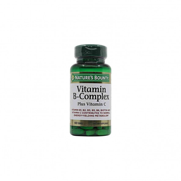 Nature's Bounty Vitamin B-Complex Plus Vitamin-C 60 Tablet