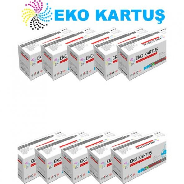 Eko Kartuş Hp 106A W1106A Ekonomik Avantajlı 10’lu Paket Çipsiz Muadil Toner 135A/107A/ 07W/MFP135W