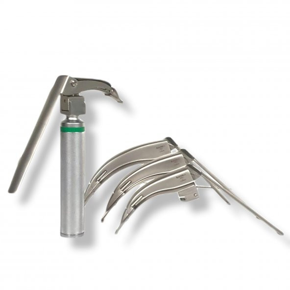 Archer Fiberoptik Flexi Tip (Zor Entübasyon) Macintosh Laringaskop Seti 1-2-3-4 - 2