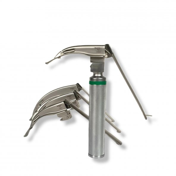 Archer Fiberoptik Flexi Tip (Zor Entübasyon) Macintosh Laringaskop Seti 1-2-3-4 - 8
