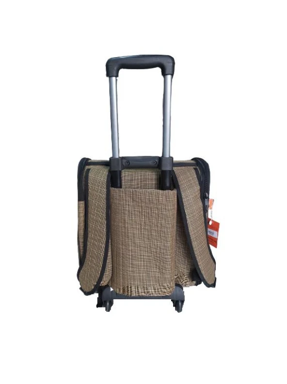 La Vista Kedi ve Köpek Kale Valiz Bej 41-36-27cm - 3