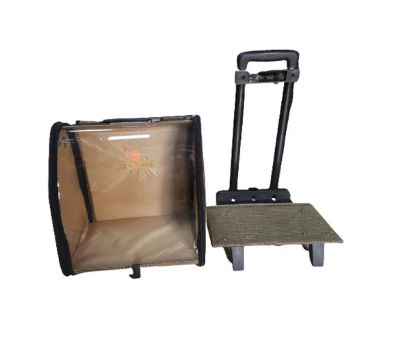 La Vista Kedi ve Köpek Kale Valiz Bej 41-36-27cm - 7