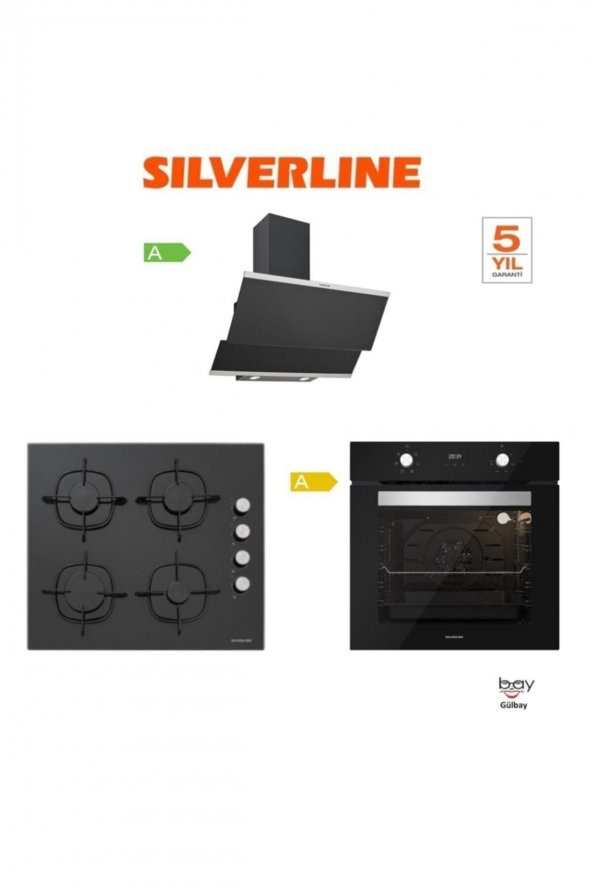 Silverline Ankastre Set( Bo6502b01-3420 B Cla-cs5335b01)