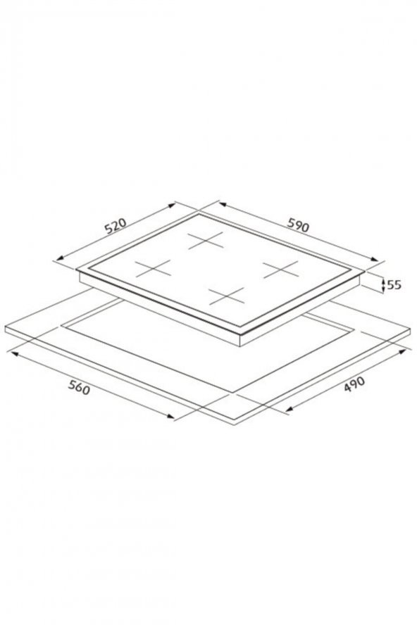 Silverline Ankastre Set( Bo6502b01-3420 B Cla-cs5335b01) - 6